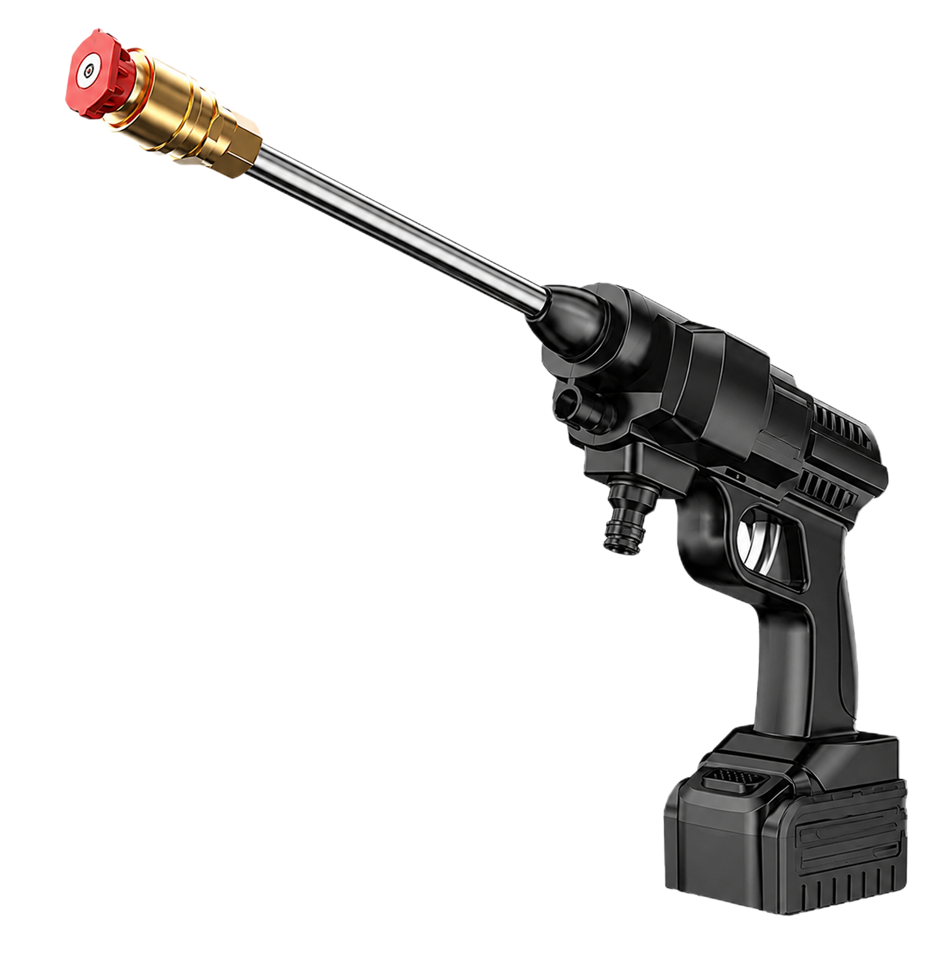 Wireless pressure washer gun